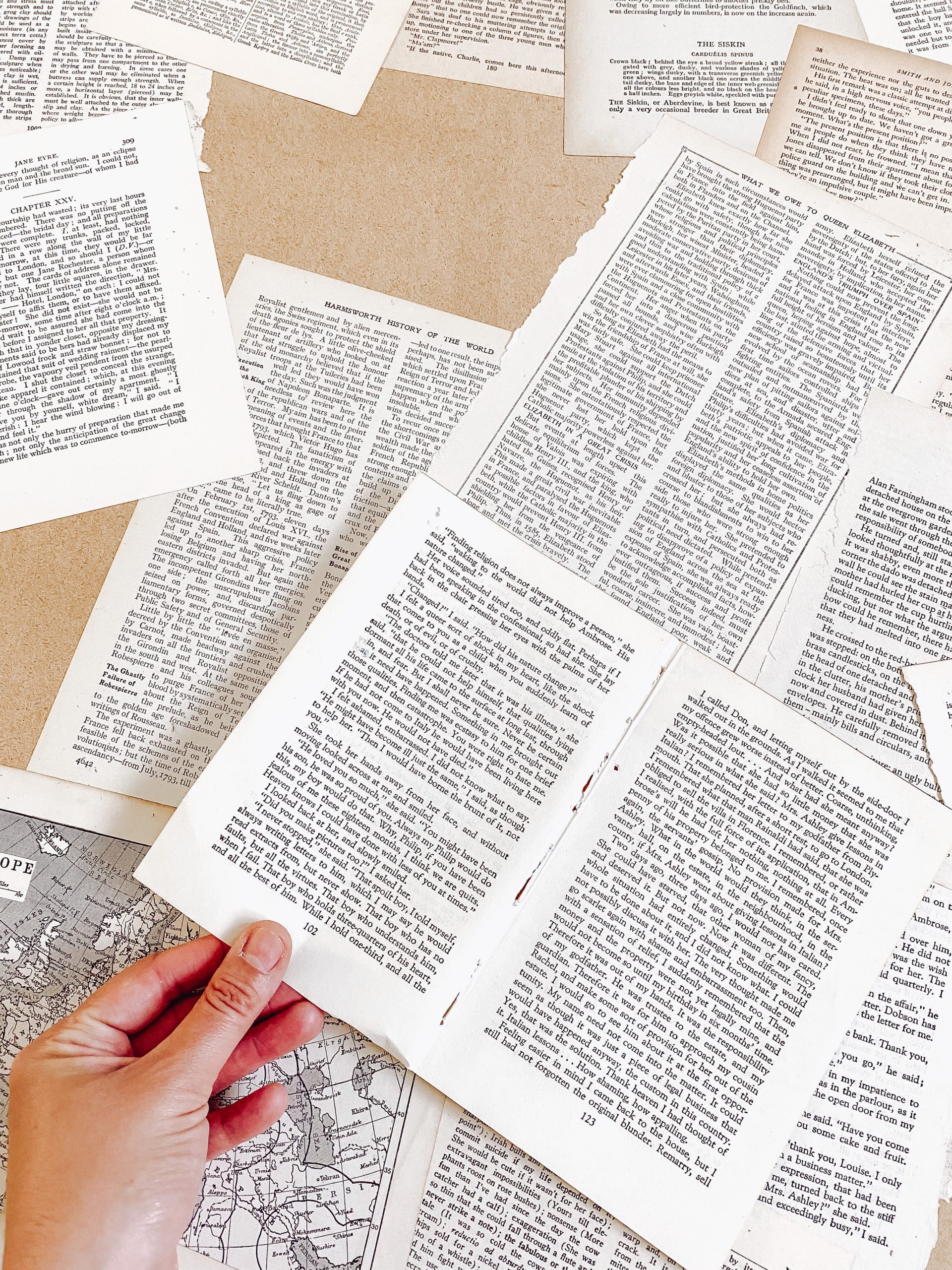 DIY BOOK PAGE WALL – Making Home Matter